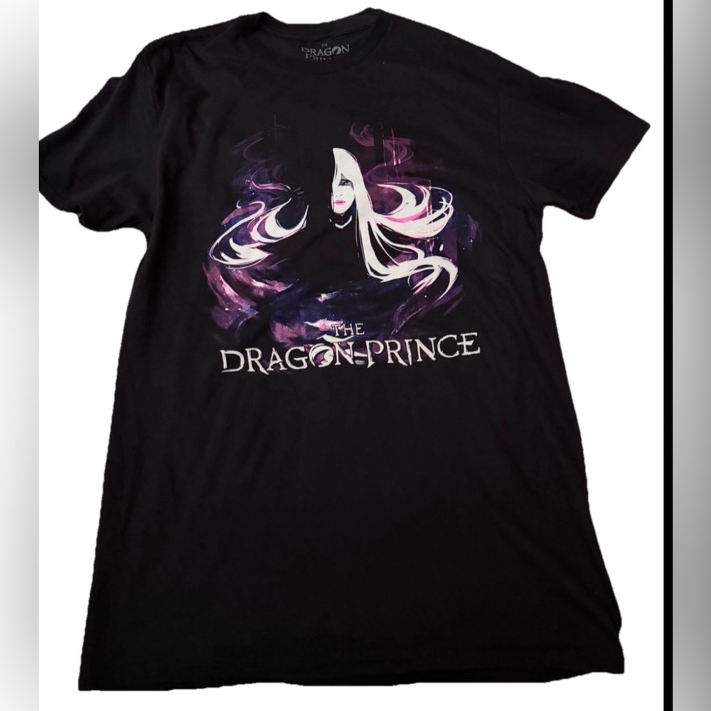 The Dragon Prince Claudia Drowning in Darkness‎ Netflix t shirt Size Medium NWOT